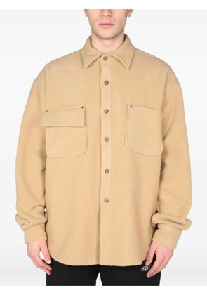 MOUTY wool pocket shirt - Neutrals