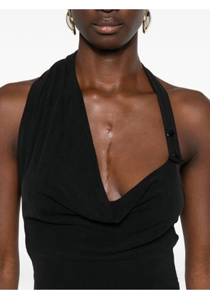 Aya Muse halterneck midi dress - Blue