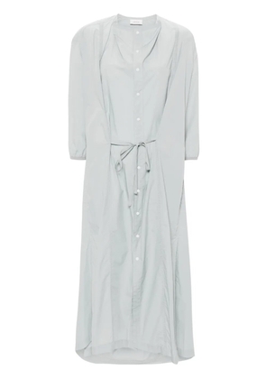 LEMAIRE cowl-neck poplin midi dress - Blue