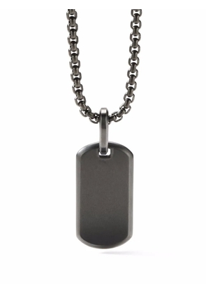 David Yurman Chevron tag (35mm) - Black