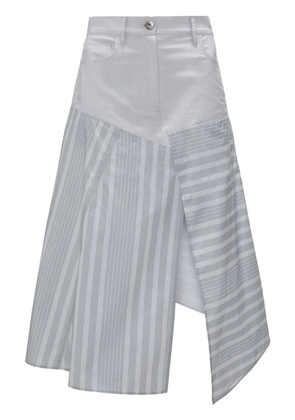 JW Anderson hanky-hem asymmetric skirt - Grey