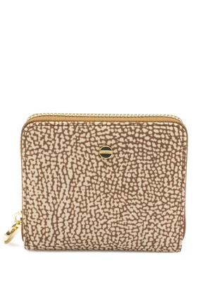 Borbonese medium Classica zip-around wallet - Neutrals