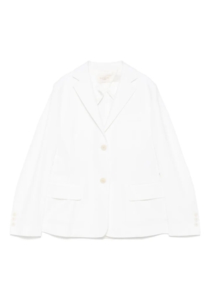 Montedoro twill-weave blazer - White