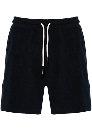 OAS Company terry-cloth track shorts - Blue