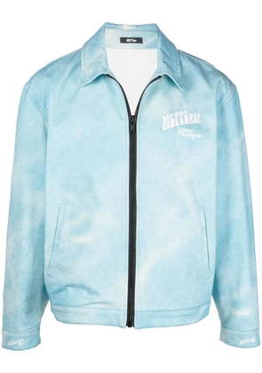MSFTSrep logo print lightweight jacket - Blue