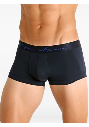 Emporio Armani logo waistband boxer brief - Blue