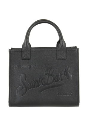 MC2 Saint Barth Vanity embossed-logo tote bag - Black