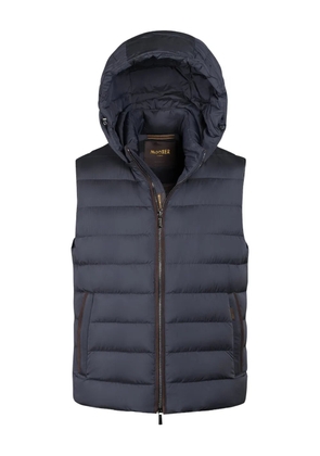 Moorer FEBO-S3C hooded zip vest - Blue