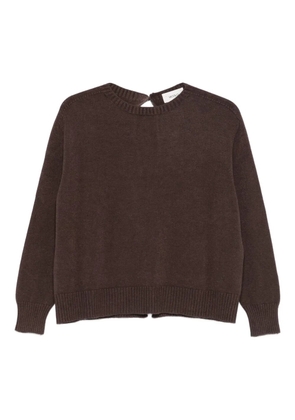 VICOLO open-back jumper - Brown