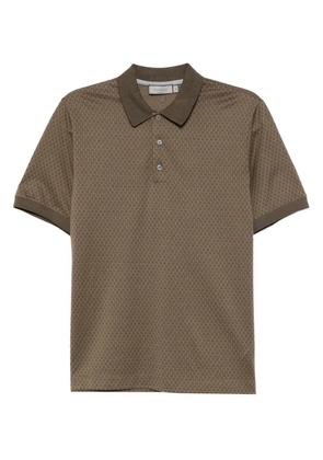 Canali cotton polo shirt - Brown
