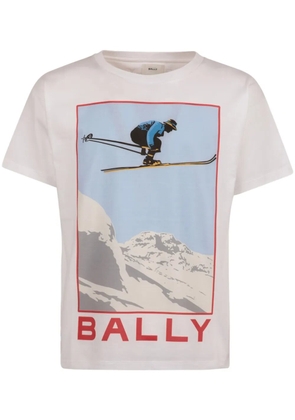 Bally graphic-print organic cotton T-shirt - White