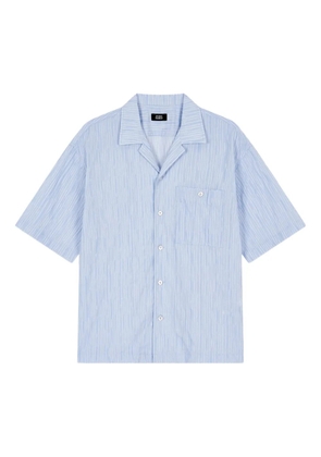 STUDIO TOMBOY striped shirt - Blue