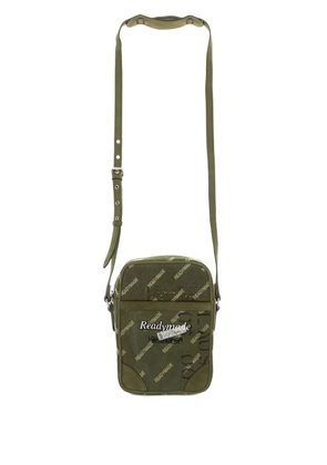 Readymade logo print messenger bag - Green