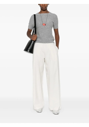 Gran Sasso ribbed-waist trousers - Neutrals