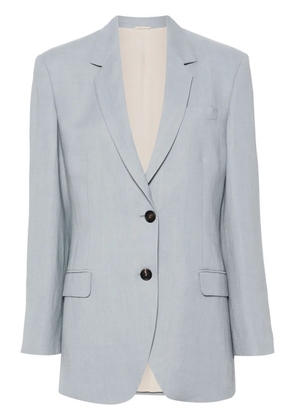 Brunello Cucinelli single-breasted blazer - Blue