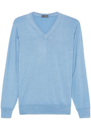 Drumohr merino-wool top - Blue