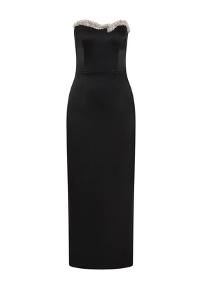 Rachel Gilbert beaded-embellished evening dress - Black