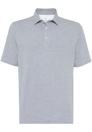 Brunello Cucinelli cotton polo shirt - Grey
