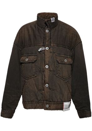 Maison MIHARA YASUHIRO padded denim jacket - Black
