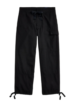 Polo Ralph Lauren drawstring-hem cargo trousers - Black