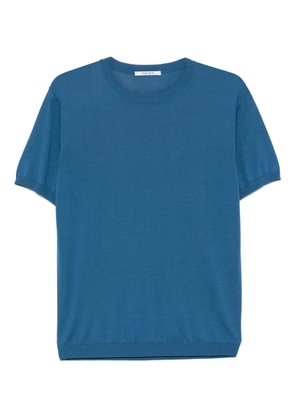 Kangra fine-ribbed T-shirt - Blue