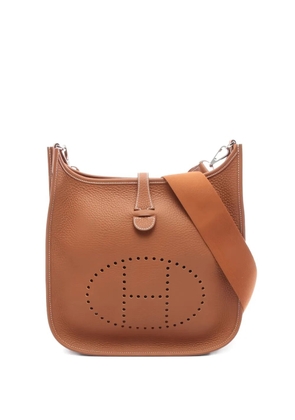 Hermès Pre-Owned Evelyn 3 PM taurillon-clemence-leather shoulder bag - Brown