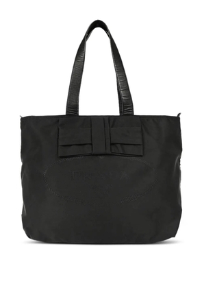 Prada Pre-Owned 2010 ribbon tote bag - Black
