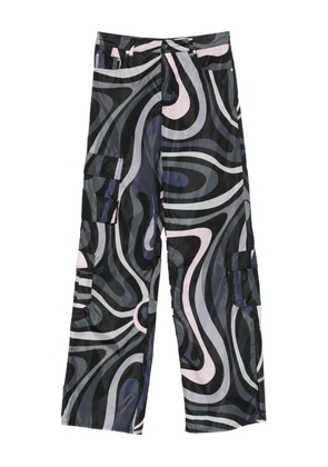 PUCCI swirl-print cargo trousers - Black
