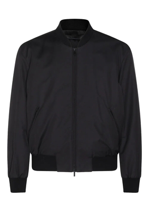 Giorgio Armani zip-fastening bomber jacket - Black