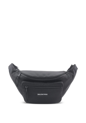 Balenciaga Pre-Owned 2020 small logo-patch belt bag - Black