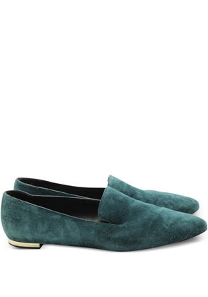 Burberry Pre-Owned suede loafers - Green