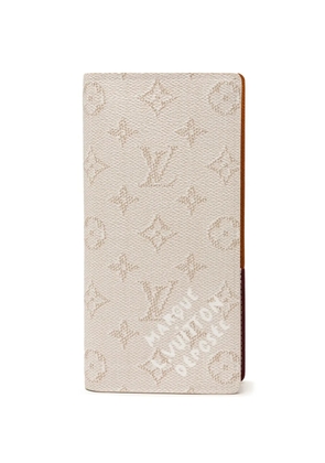 Louis Vuitton Pre-Owned 2021-2025 Monogram Heritage Portefeuille Brazza Wallet long wallets - White