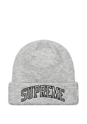Supreme New Era Metallic Arc beanie hat - Grey