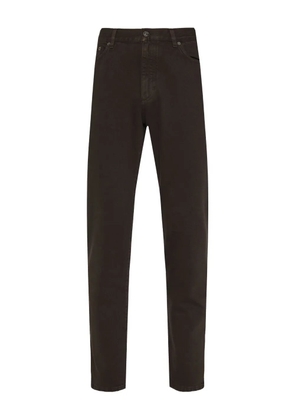 Zegna buttoned trousers - Brown