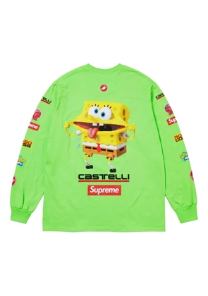 Supreme x SpongeBob x Castelli Racing long-sleeves T-shirt - Green