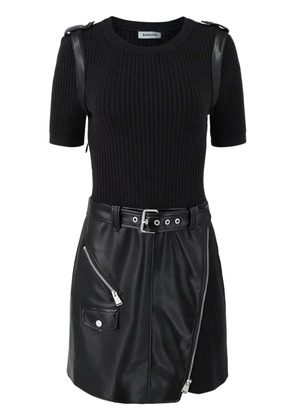 Simkhai Anisa panelled minidress - Black