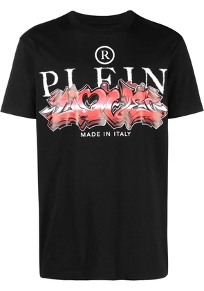 Philipp Plein logo-print short-sleeve T-shirt - Black