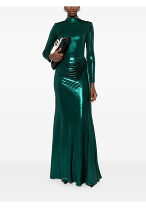 CRISTALLINI Nyssia draped maxi dress - Green