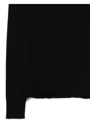 120% Lino roll-neck sweater - Black