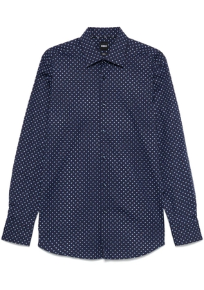 BOSS patterned shirt - Blue