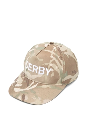 COLE BUXTON Derby camouflage baseball cap - Brown