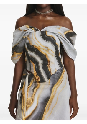 IRINA VOINEA Marble corset - Neutrals