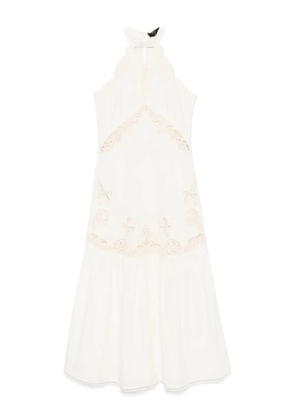 TWINSET lace-detailed maxi dress - Neutrals