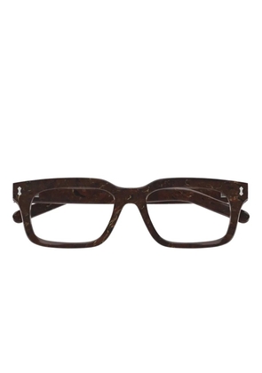 Gucci Eyewear rectangle-frame sunglasses - Brown