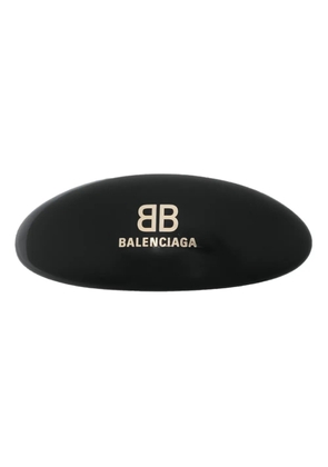 Balenciaga logo-lettering hair clip - Black