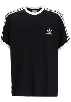 adidas 3 Stripes crew-neck cotton T-shirt - Black