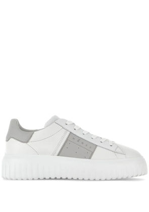 Hogan H-Stripes leather sneakers - White