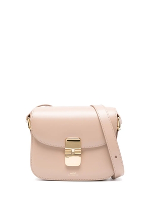 A.P.C. mini Grace crossbody bag - Neutrals