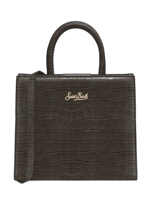 MC2 Saint Barth medium croco-printed tote bag - Brown