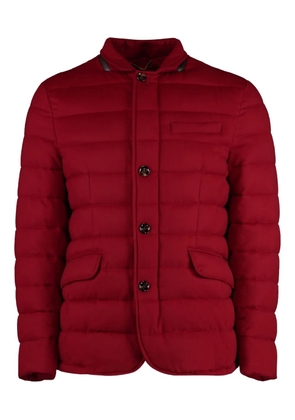 Moorer Zayin-Ilw padded cashmere jacket - Red